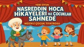 Nasreddin Hoca İle Çocuklar Sahnede