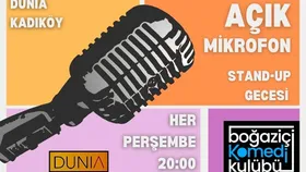 Boğaziçi Komedi Kulübü - Kadıköy Açık Mikrofon Stand-up