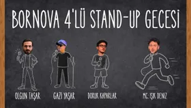Bornova 4'lü Stand Up Gecesi