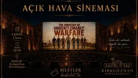 Tarihi Han’da Açık Hava Sineması