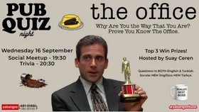 Pub Quiz on The Office: Questions in English and Turkish