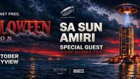 Halloween at Emaar Skyview: AMIRI · EHSAN FATEHI · SA SUN
