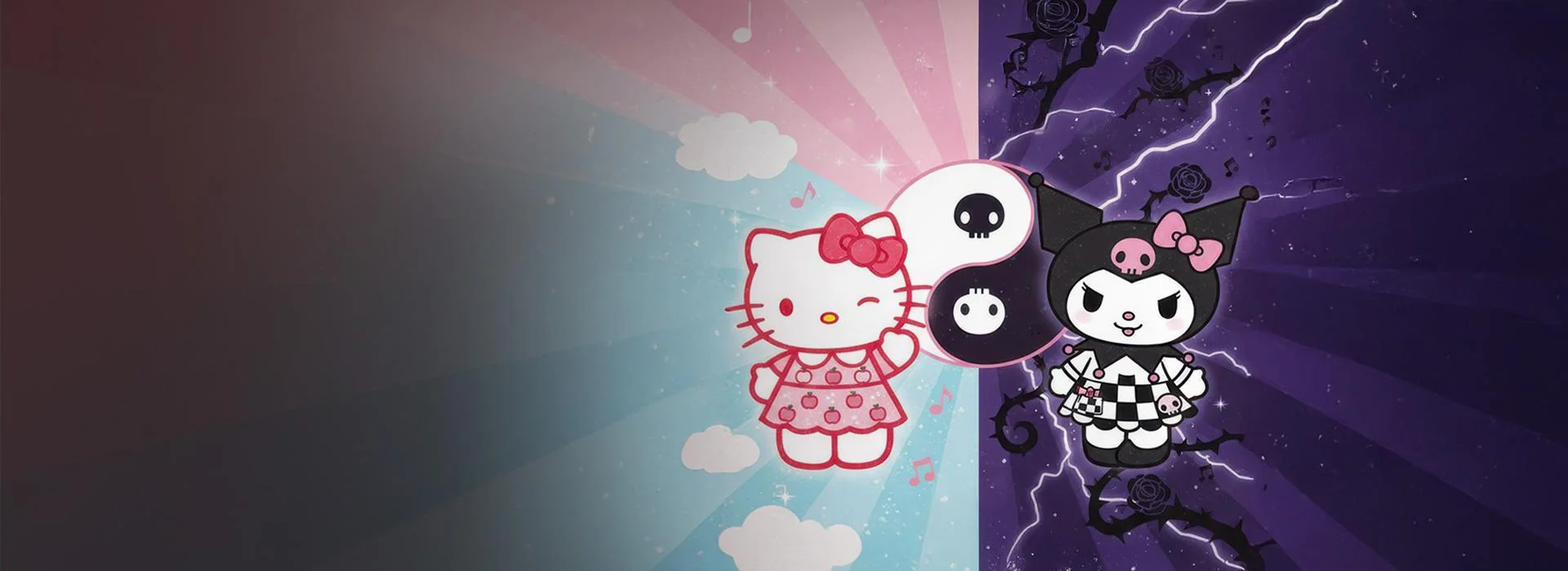 Hello Kitty Ve Kuromi