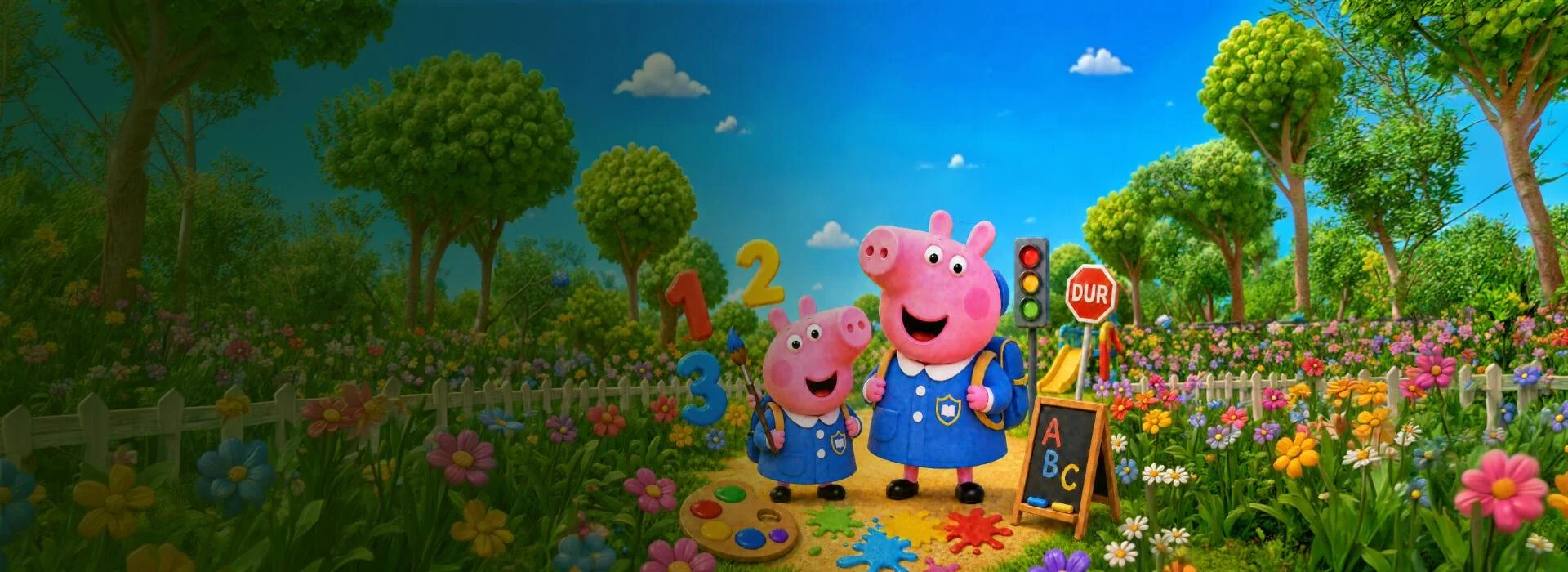 Happy Pig's Öğreniyor