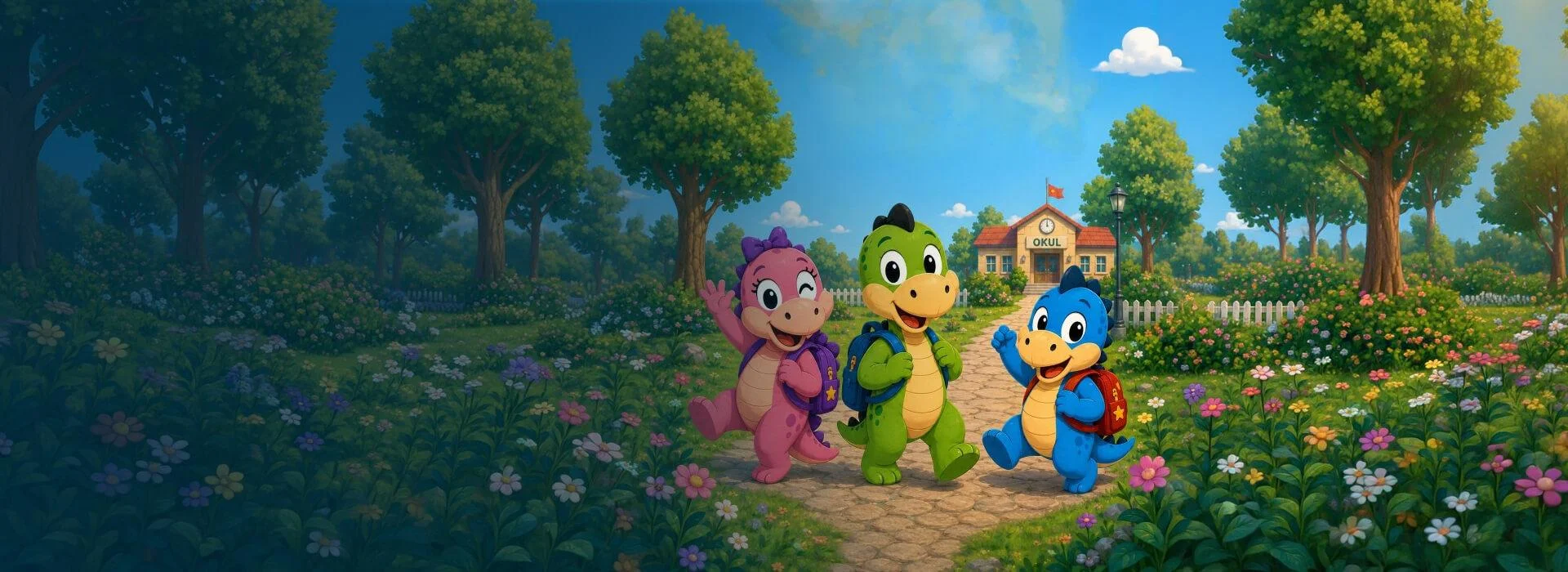 Dino's Okul Yolunda