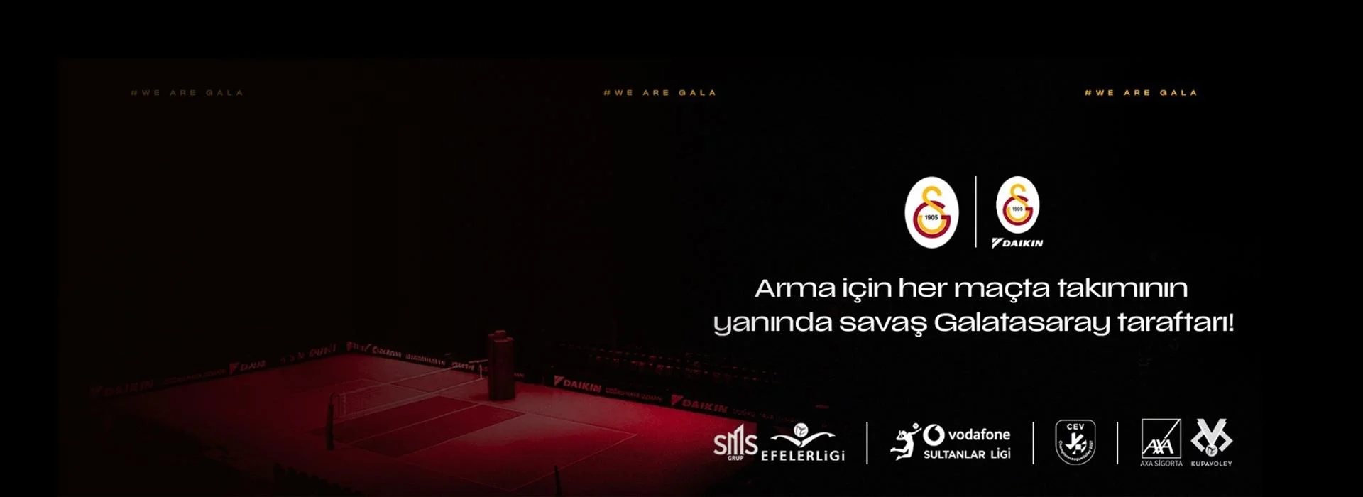Galatasaray Voleybol Kadın-Erkek Takımları Sezonluk Bilet Satışı 2026-2027