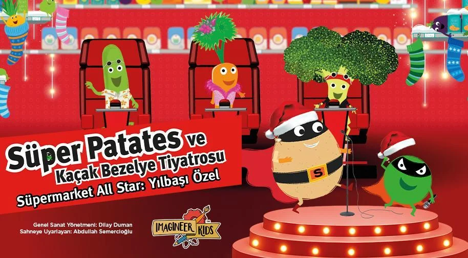 Süper Patates ve Kaçak Bezelye - Süpermarket All Star: Yılbaşı Özel