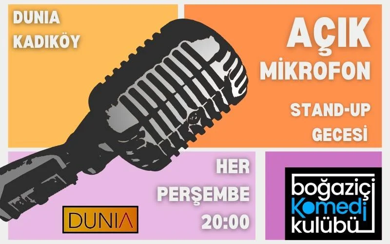 Boğaziçi Komedi Kulübü: Kadıköy Açık Mikrofon Stand-up Gecesi