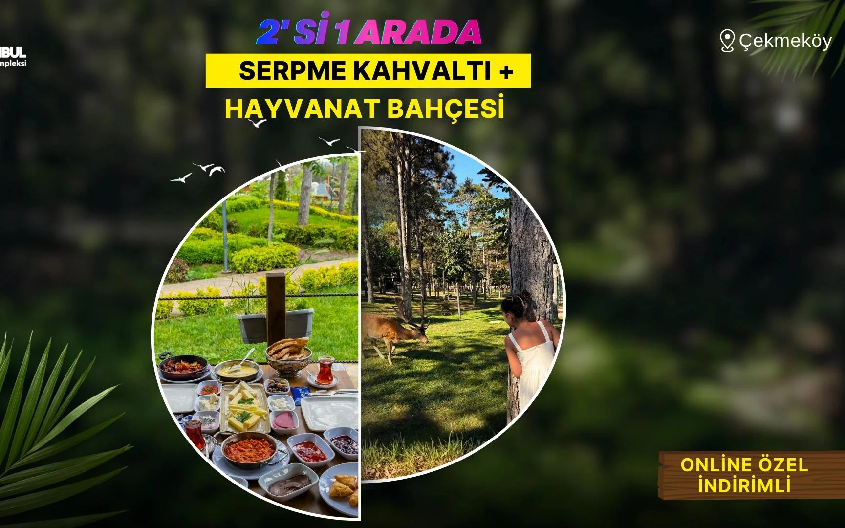 Park Of İstanbul - Hayvanat Bahçesi ve Serpme Kahvaltı