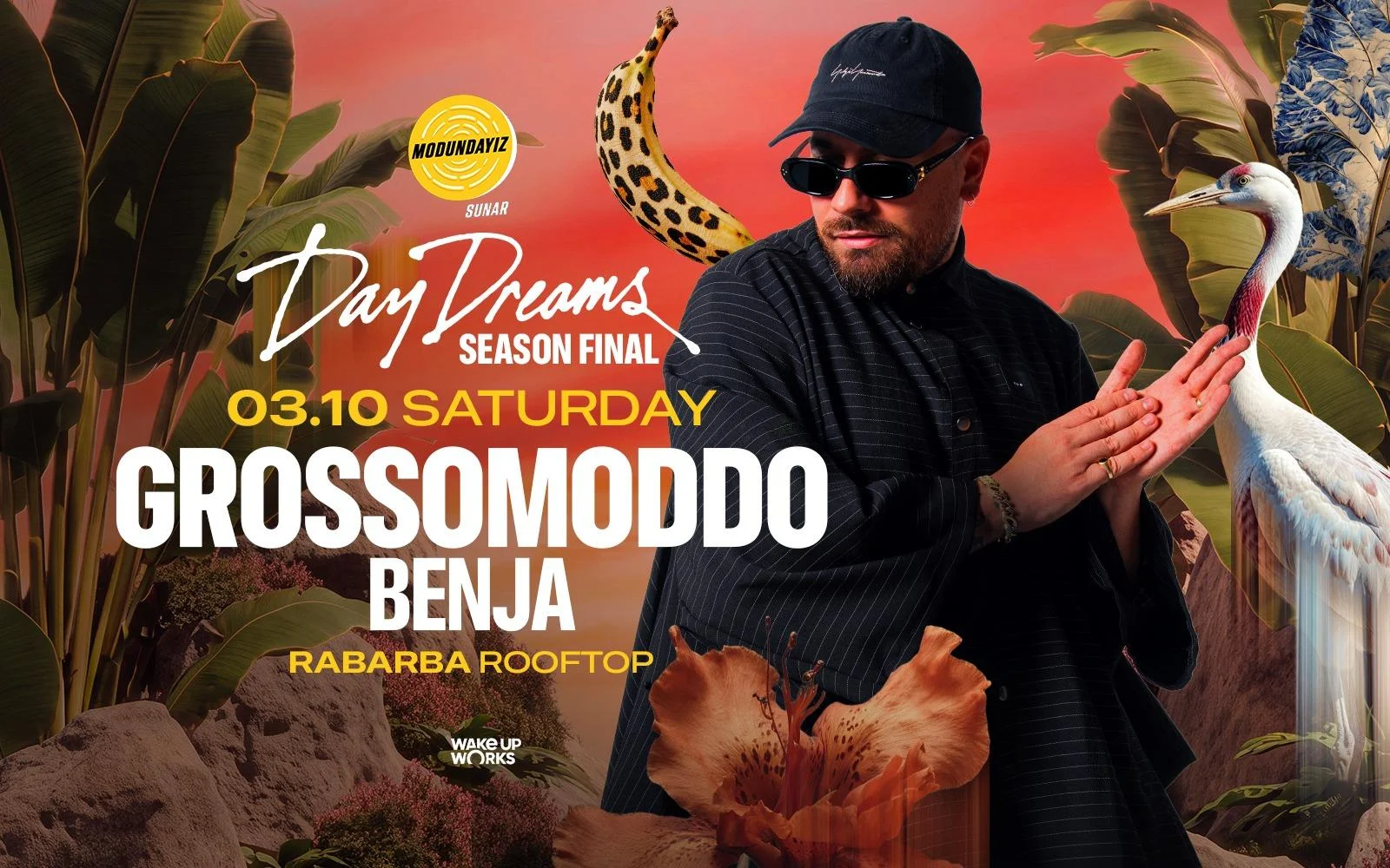 Daydreams at Sunset Invites Grossomoddo & Benja @Rabarba