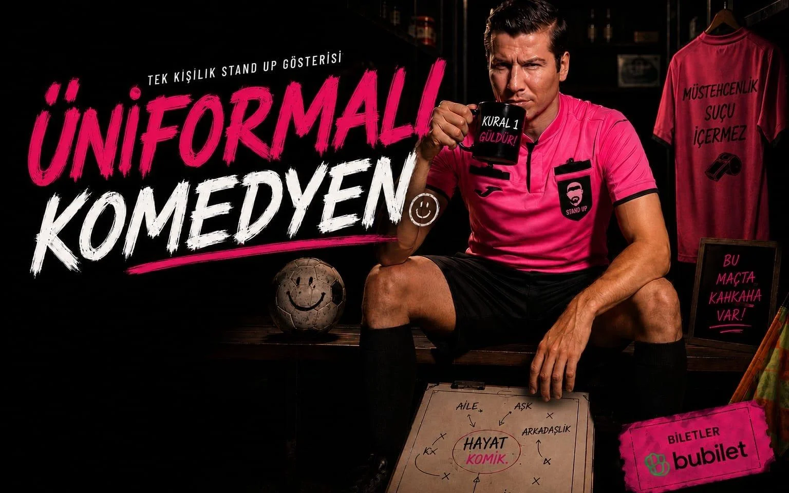 Üniformalı Komedyen Stand Up