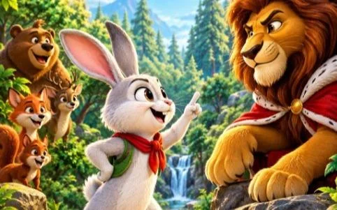 Tavşan Pufi Aslan Krala Karşı