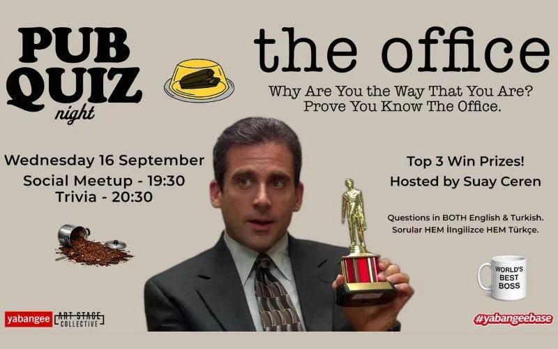 Pub Quiz on The Office: Questions in English and Turkish