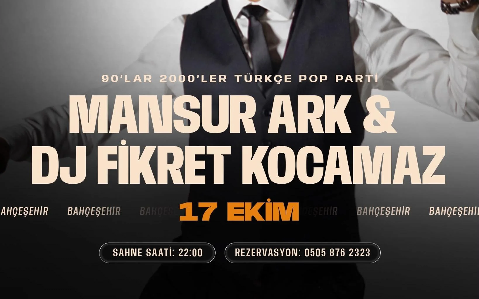 Mansur Ark & Dj Fikret Kocamaz ile 90lar 2000ler Türkçe Pop Parti