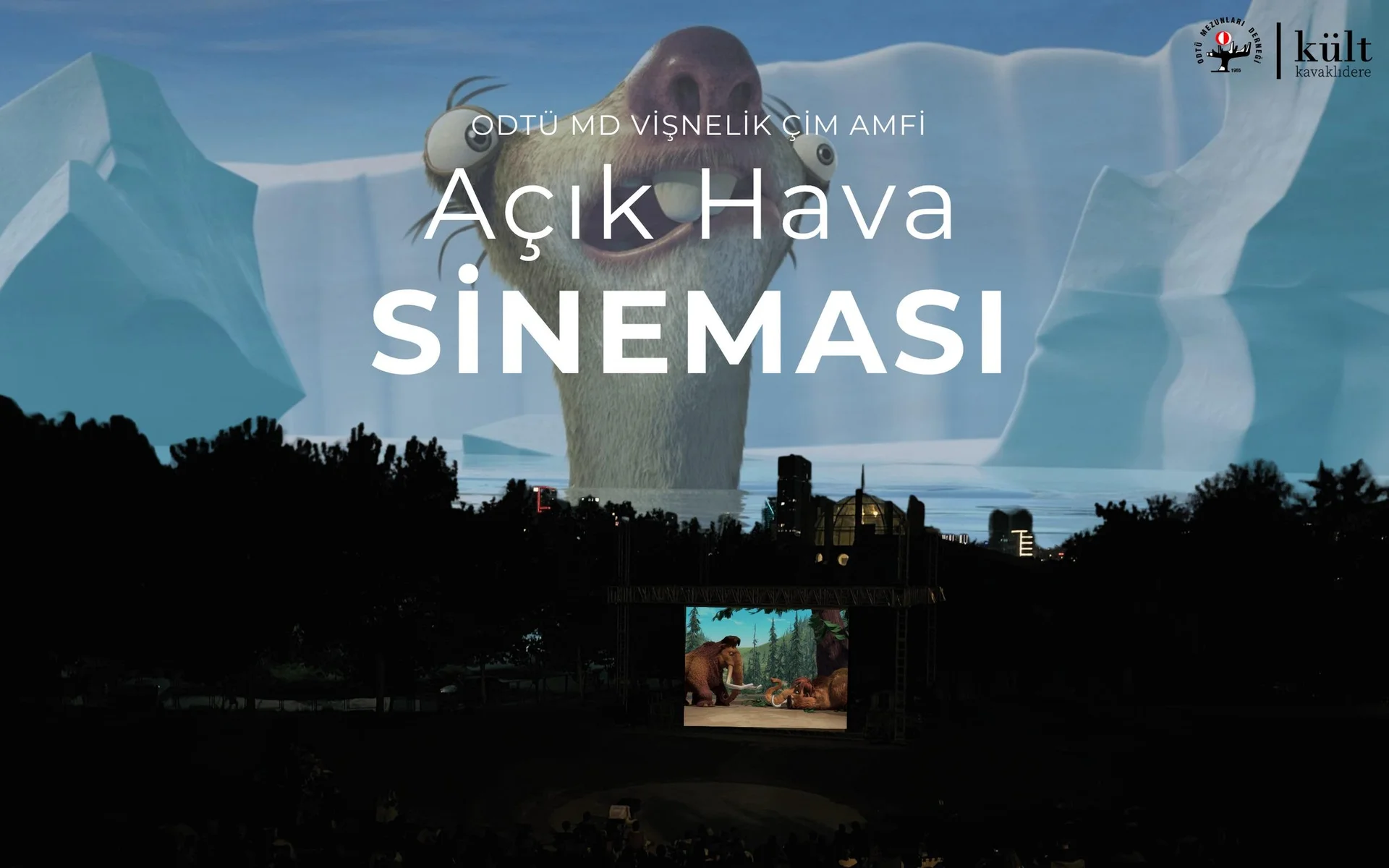 ODTÜ MD Vişnelik Çim Amfi Açık Hava Sineması - Buz Devri 2