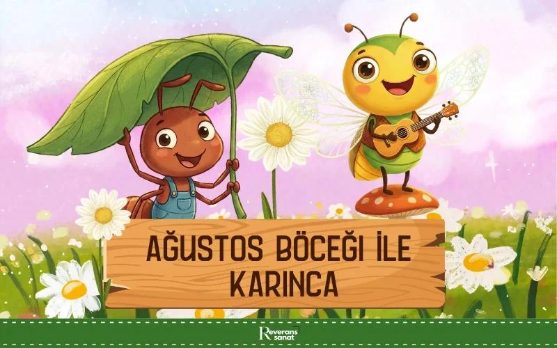 Ağustos Böceği ile Karınca Çocuk
