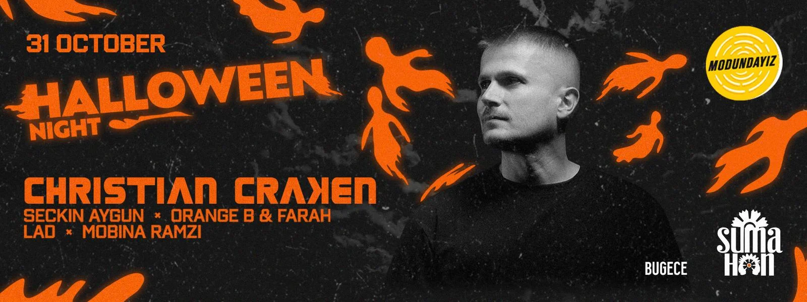HALLOWEEN NIGHT: CHRISTIAN CRAKEN AT SUMA HAN