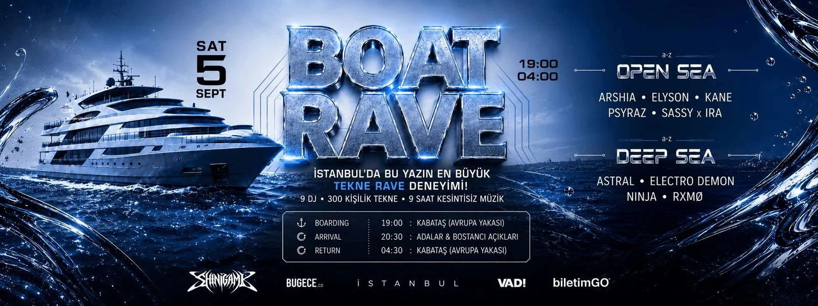 BOAT RAVE ISTANBUL