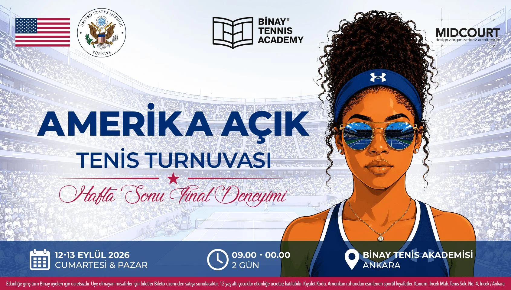 US Open Tennis Tournament Final Weekend Experience (Live Broadcast)